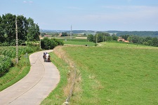 Zonsopgang van op het terras